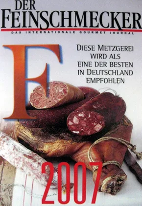Der Feinschmecker 2007: Diese Metzgerei wird als eine der besten in Deutschland empfohlen