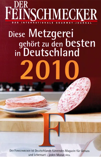 Der Feinschmecker 2010: Diese Metzgerei gehört zu den besten in Deutschland