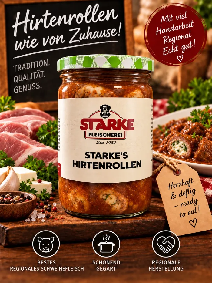 Starke&rsquo;s Hirtenrollen in a jar