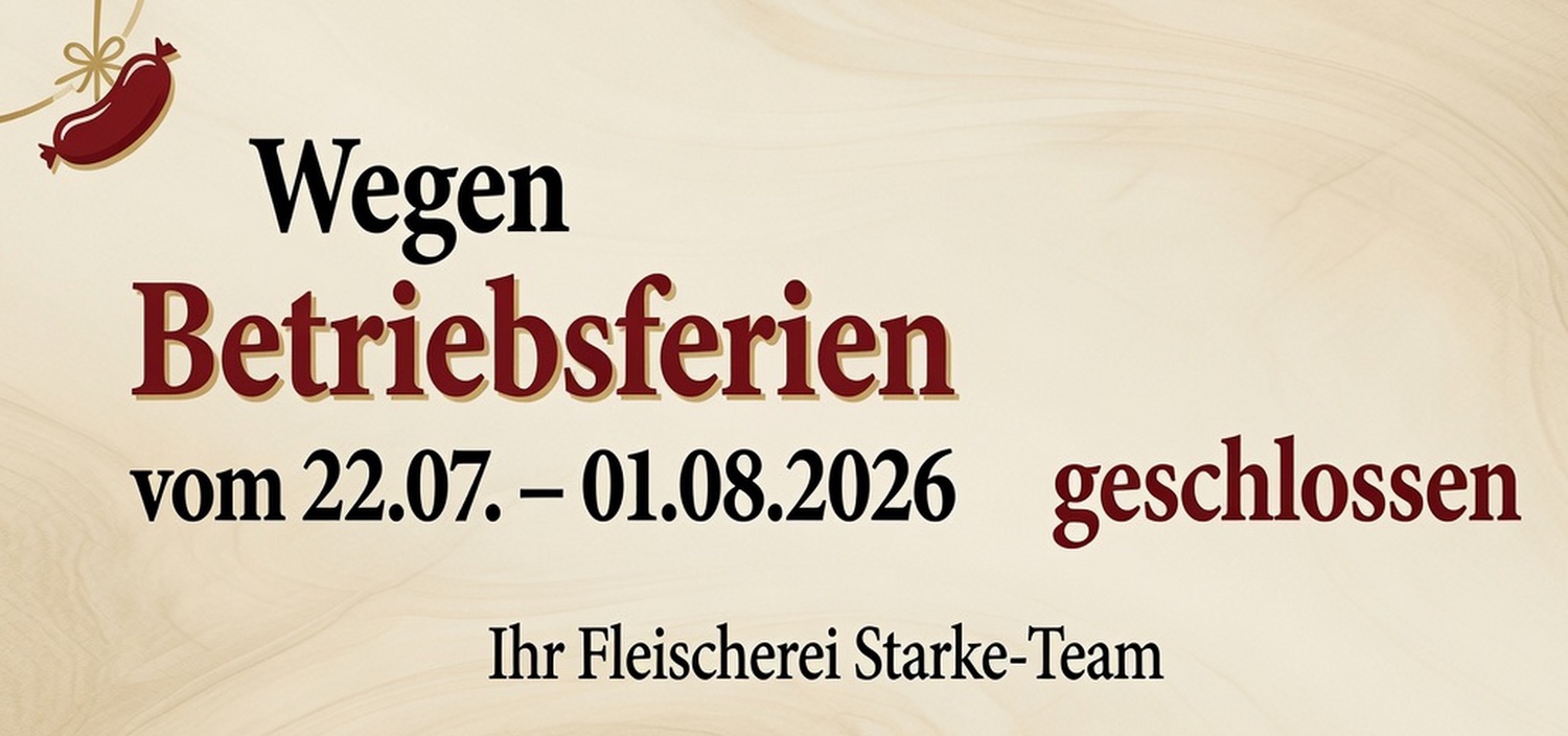Betriebsferien